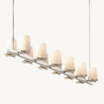 Paucent Shade Linear Chandelier 60"