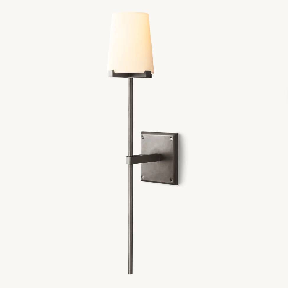 Paucent Shade Torch Wall Sconce