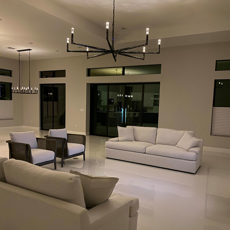 Tharous Round Chandelier 72"