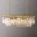 Odeval Rectangular Tiered Chandelier 40"