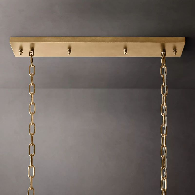 Odeval Rectangular Tiered Chandelier 40"