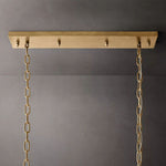 Odeval Rectangular Tiered Chandelier 40"