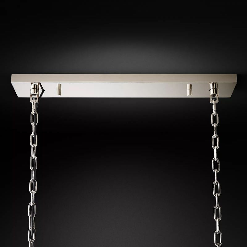 Odeval Rectangular Tiered Chandelier 40"