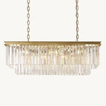 Odeval Rectangular Tiered Chandelier 40"