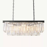 Odeval Rectangular Tiered Chandelier 40"