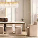 Odeval Rectangular Tiered Chandelier 59"