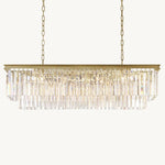Odeval Rectangular Tiered Chandelier 49"