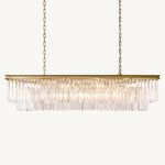 Odeval Rectangular Tiered Chandelier 59"