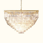 Odeval Tiered Square Chandelier 47"