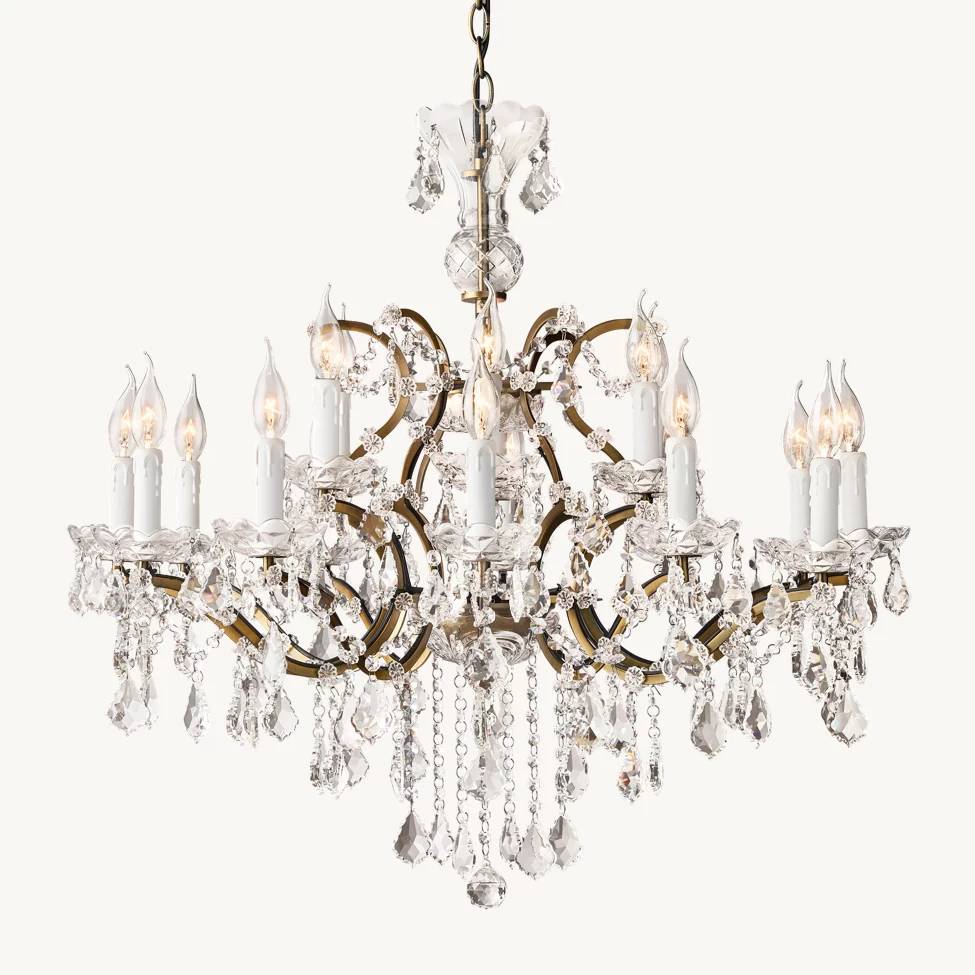 Lococo Round Chandelier 33"