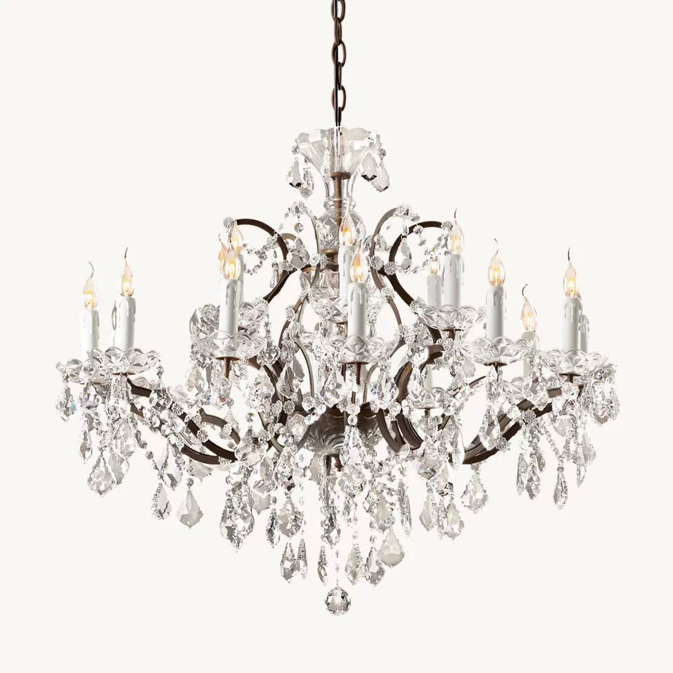 Lococo Round Chandelier 33"
