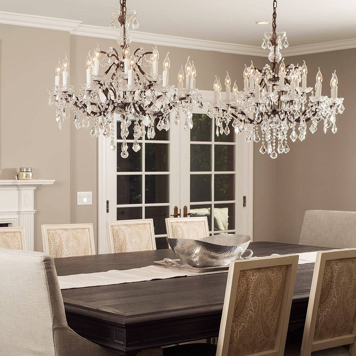Lococo Round Chandelier 33"