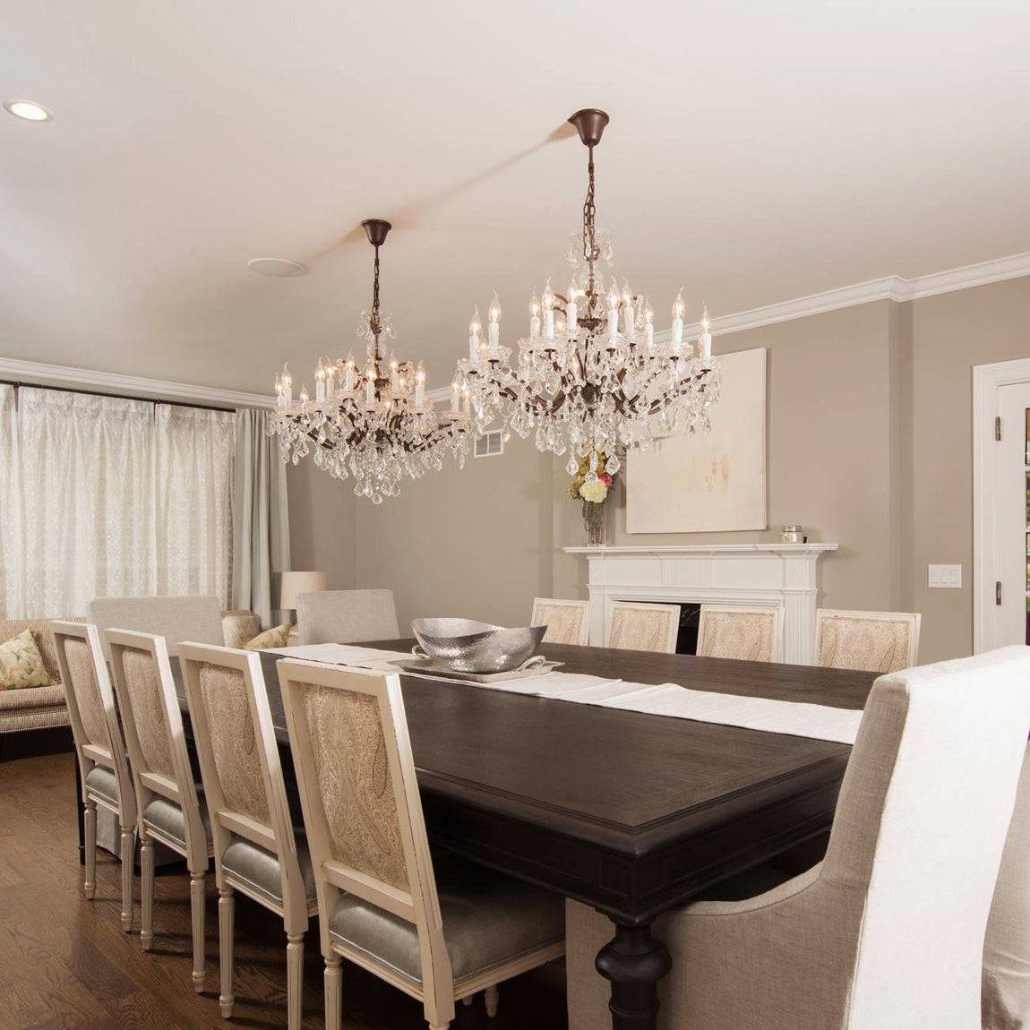 Lococo Round Chandelier 33"