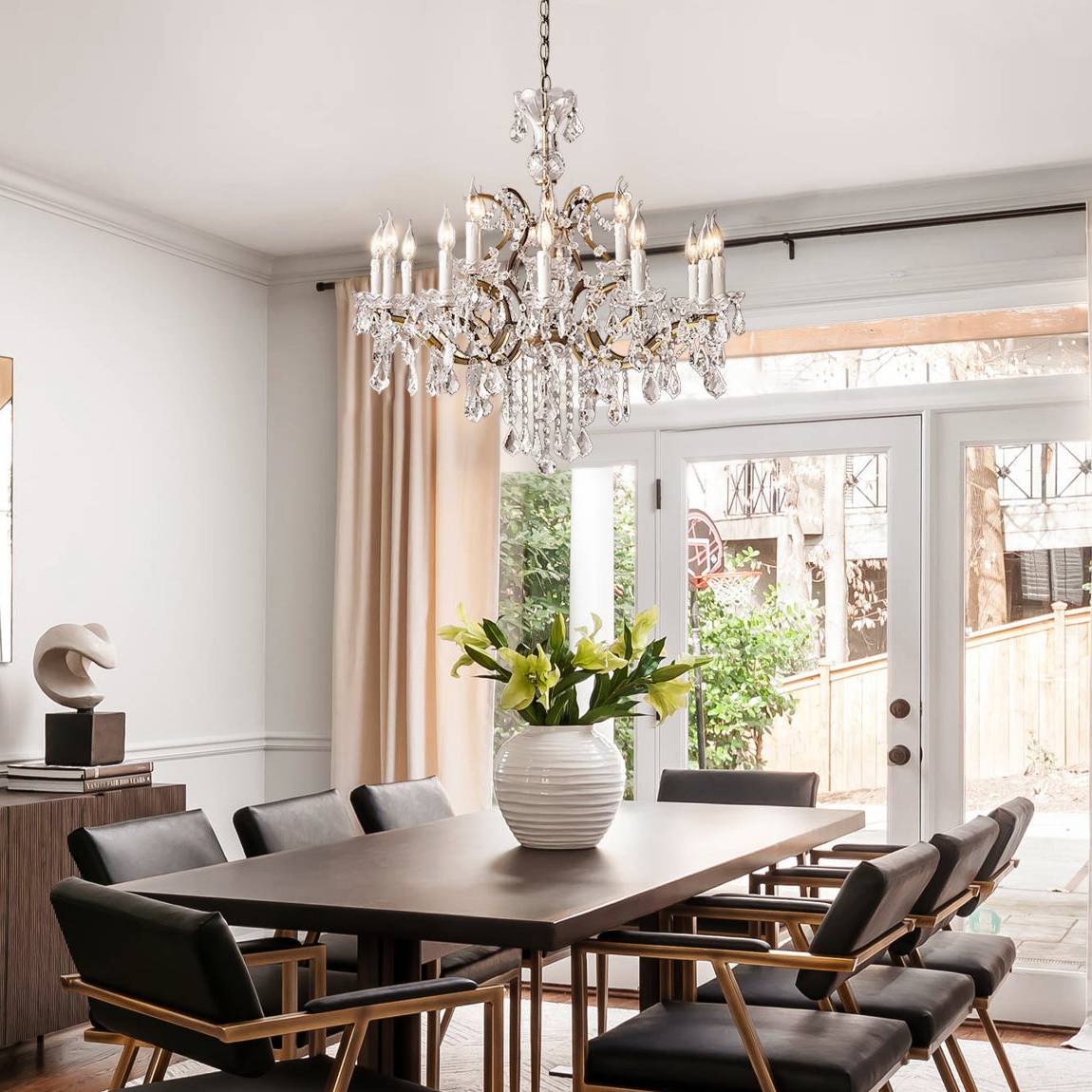 Lococo Round Chandelier 33"