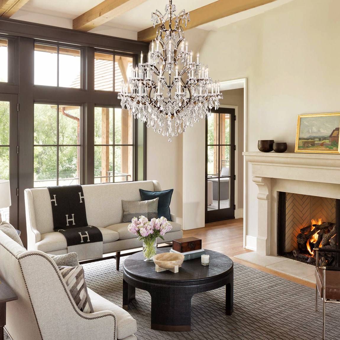 Lococo Round Chandelier 60"