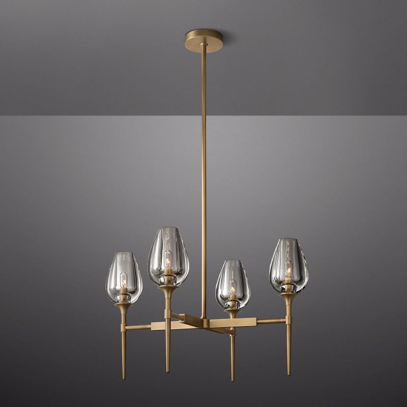 Tulessy Round Chandelier 27"