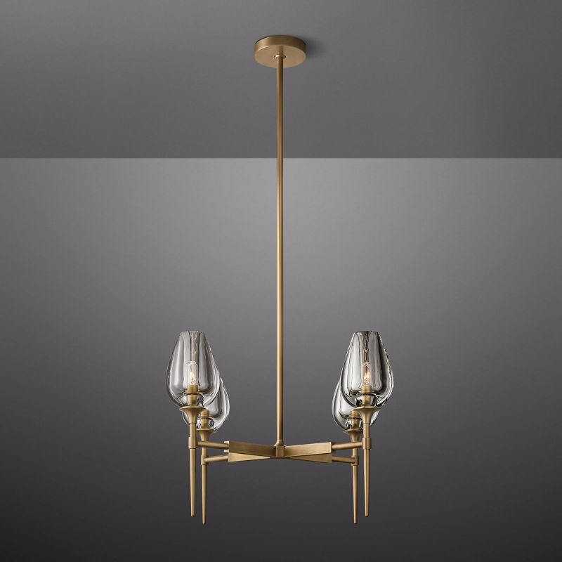 Tulessy Round Chandelier 27"