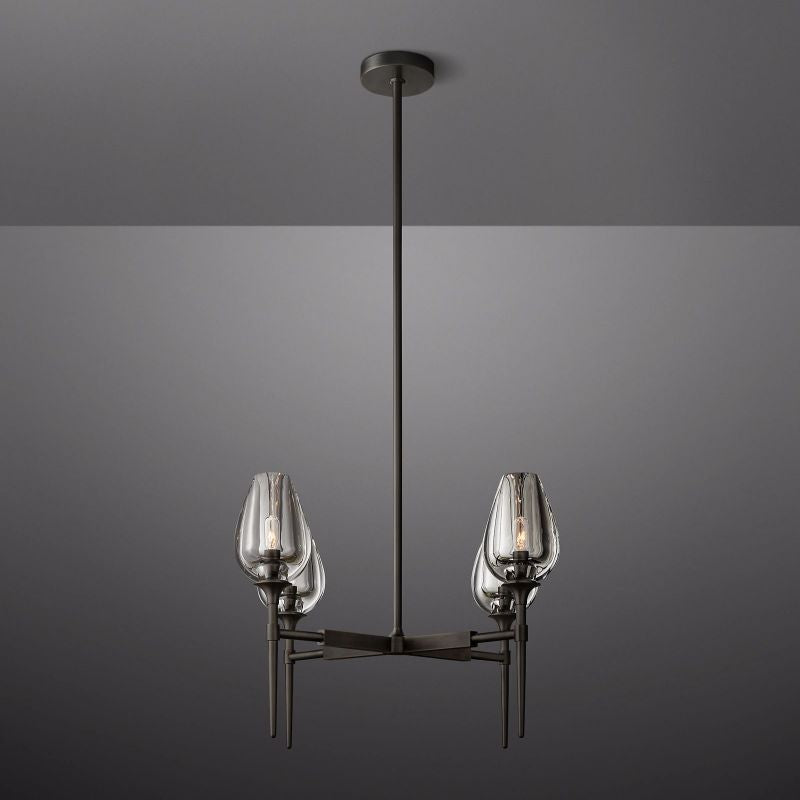 Tulessy Round Chandelier 27"