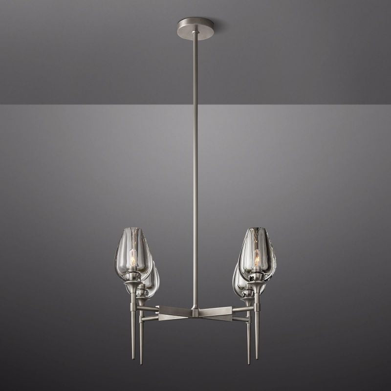 Tulessy Round Chandelier 27"