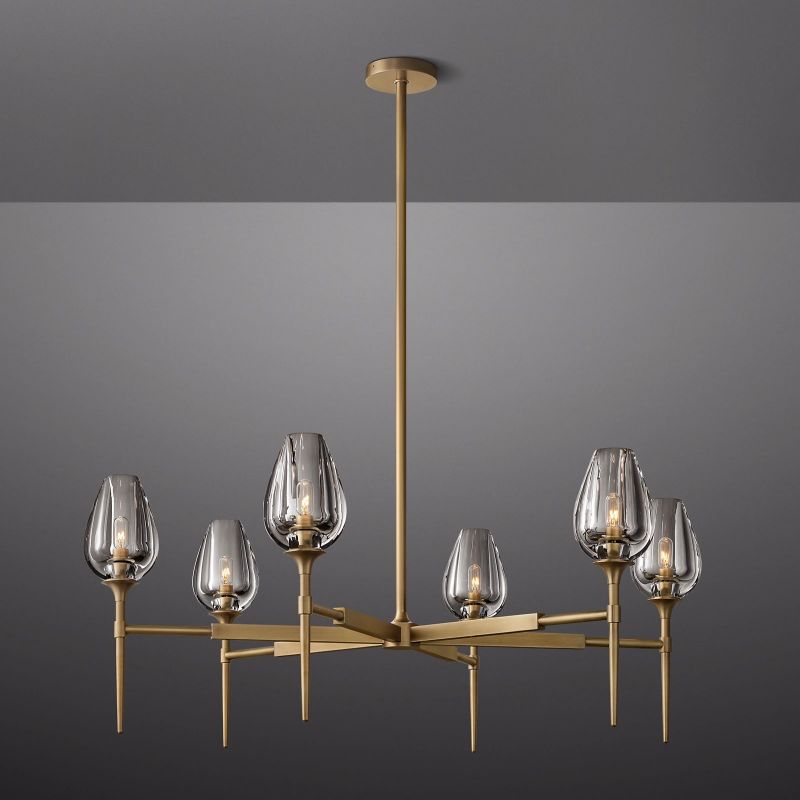 Tulessy Round Chandelier 42"
