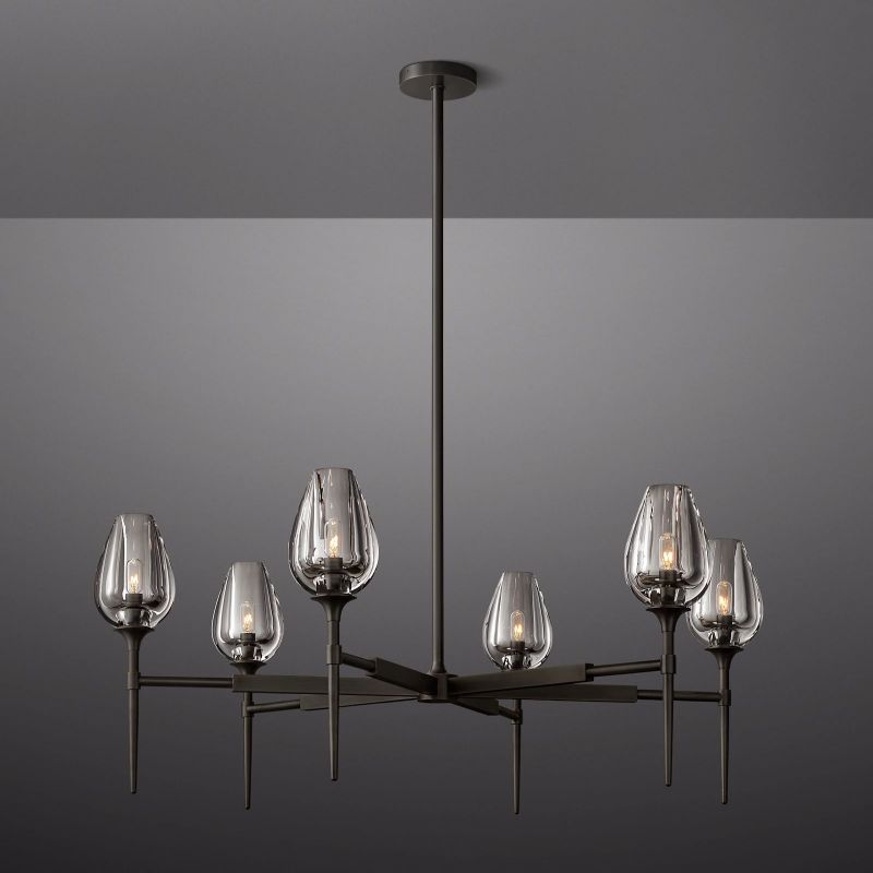 Tulessy Round Chandelier 42"