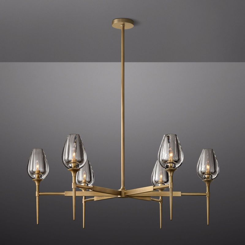 Tulessy Round Chandelier 42"