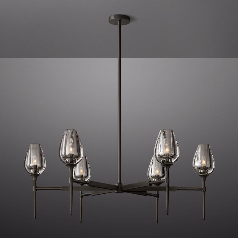 Tulessy Round Chandelier 42"