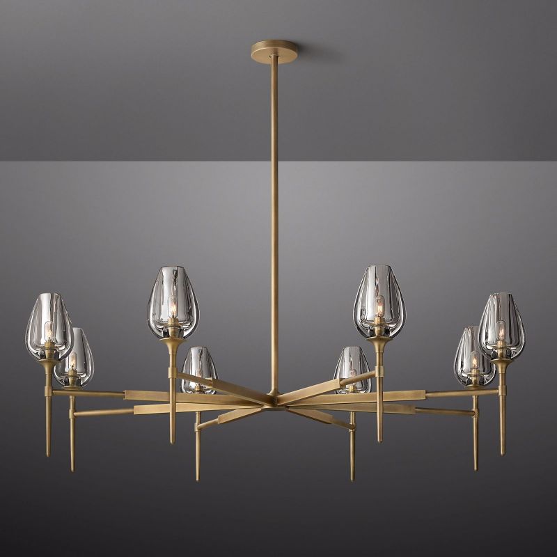 Tulessy Round Chandelier 54"