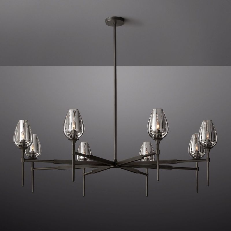 Tulessy Round Chandelier 54"
