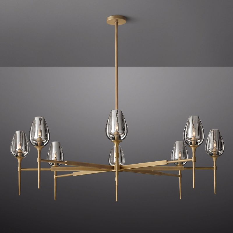 Tulessy Round Chandelier 54"