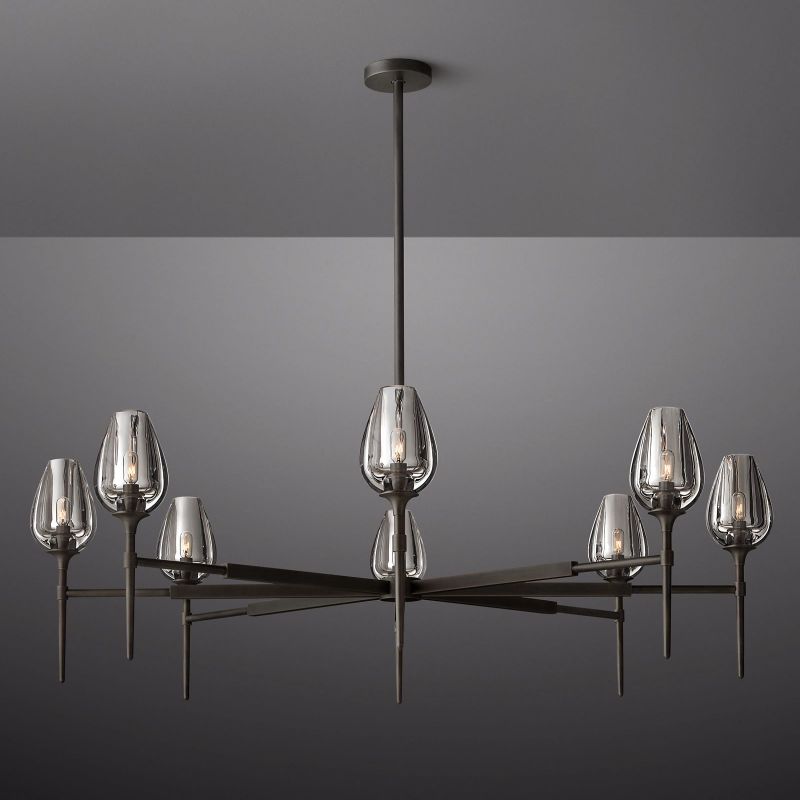 Tulessy Round Chandelier 54"