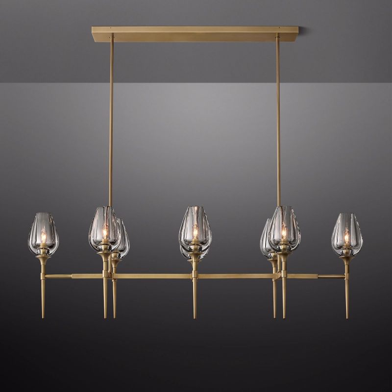 Tulessy Linear Chandelier 52"