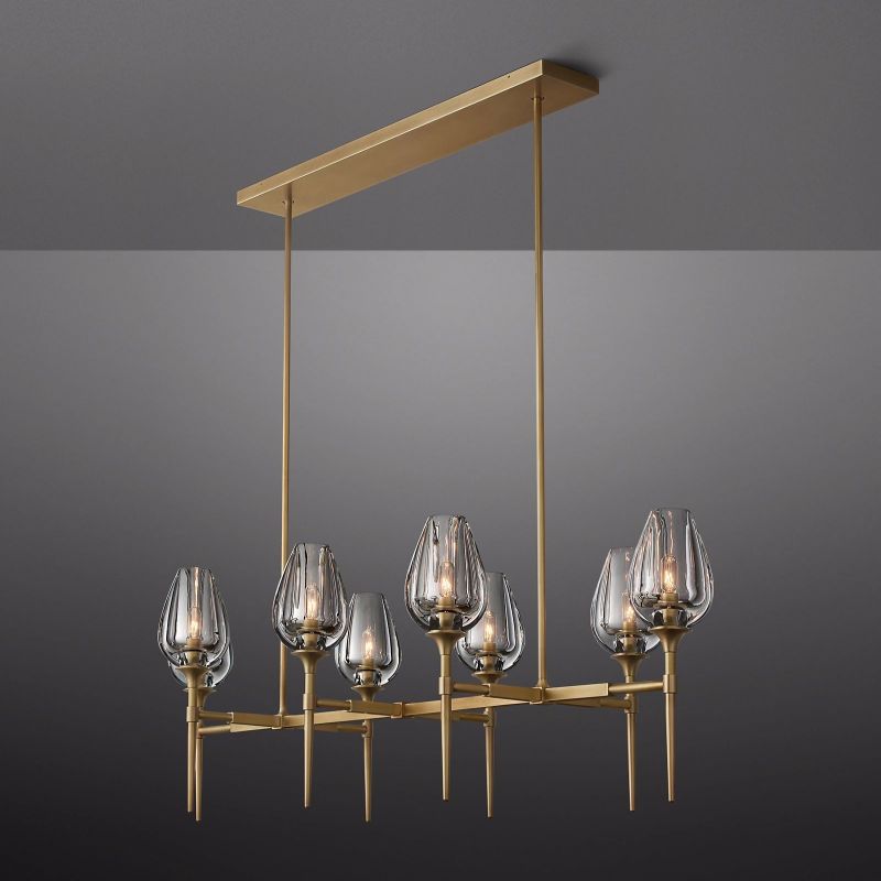 Tulessy Linear Chandelier 52"