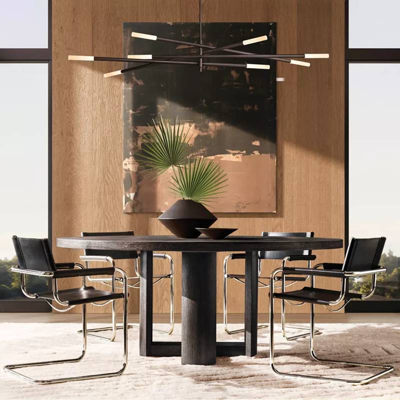 Rousselin Mobile Rod Chandelier 65"
