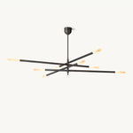 Rousselin Mobile Rod Chandelier 80"