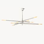 Rousselin Mobile Rod Chandelier 65"