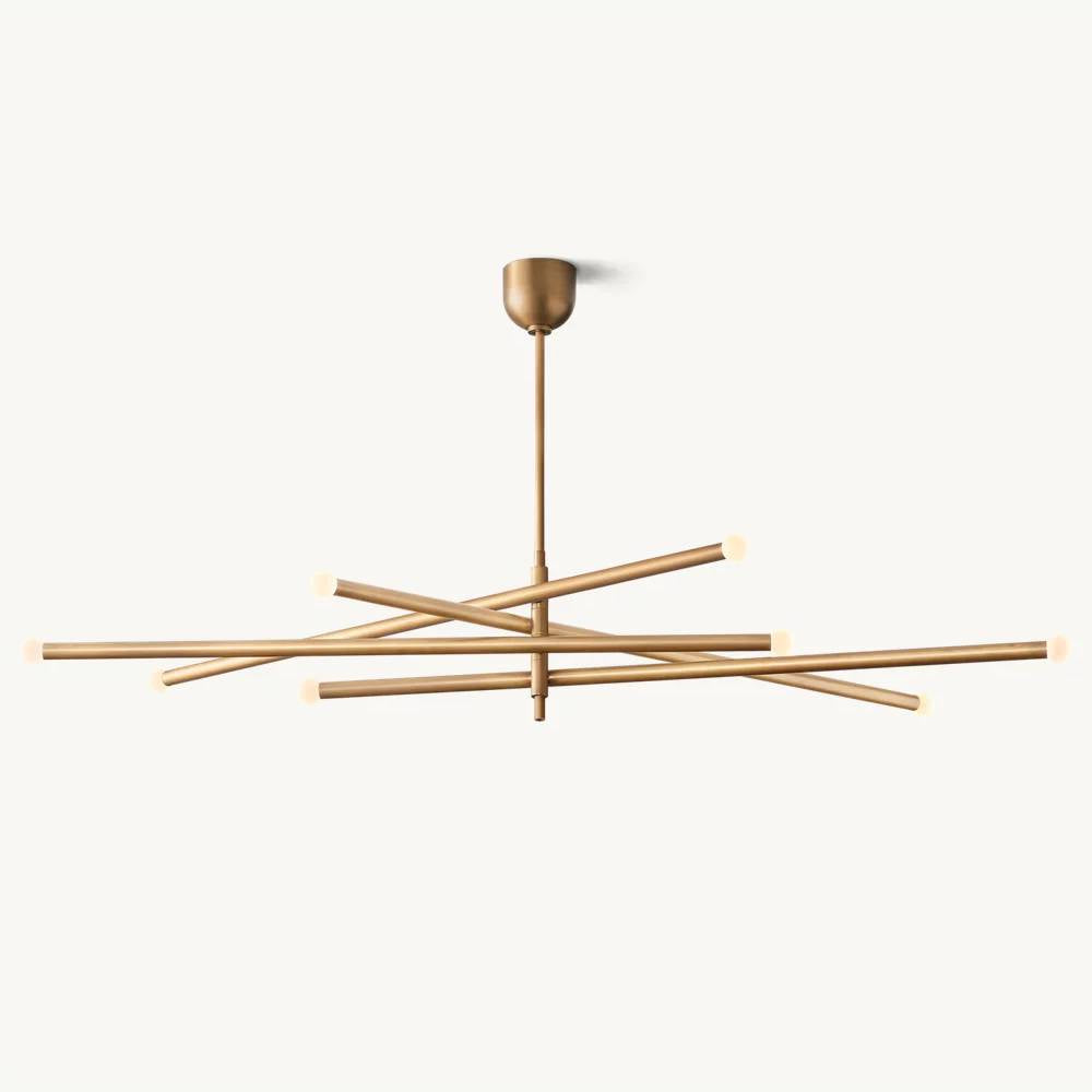 Rousselin Mobile Orb Chandelier 53"