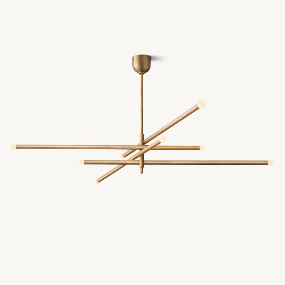 Rousselin Mobile Orb Chandelier 53"