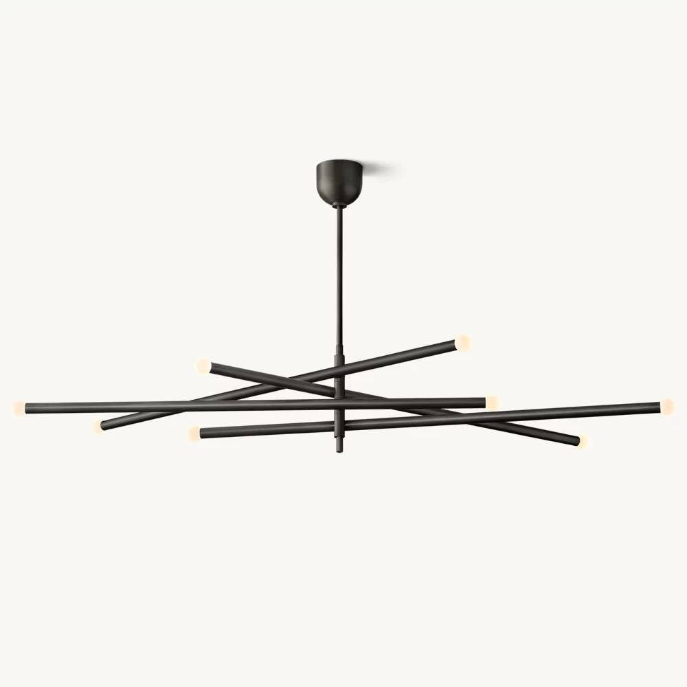 Rousselin Mobile Orb Chandelier 53"