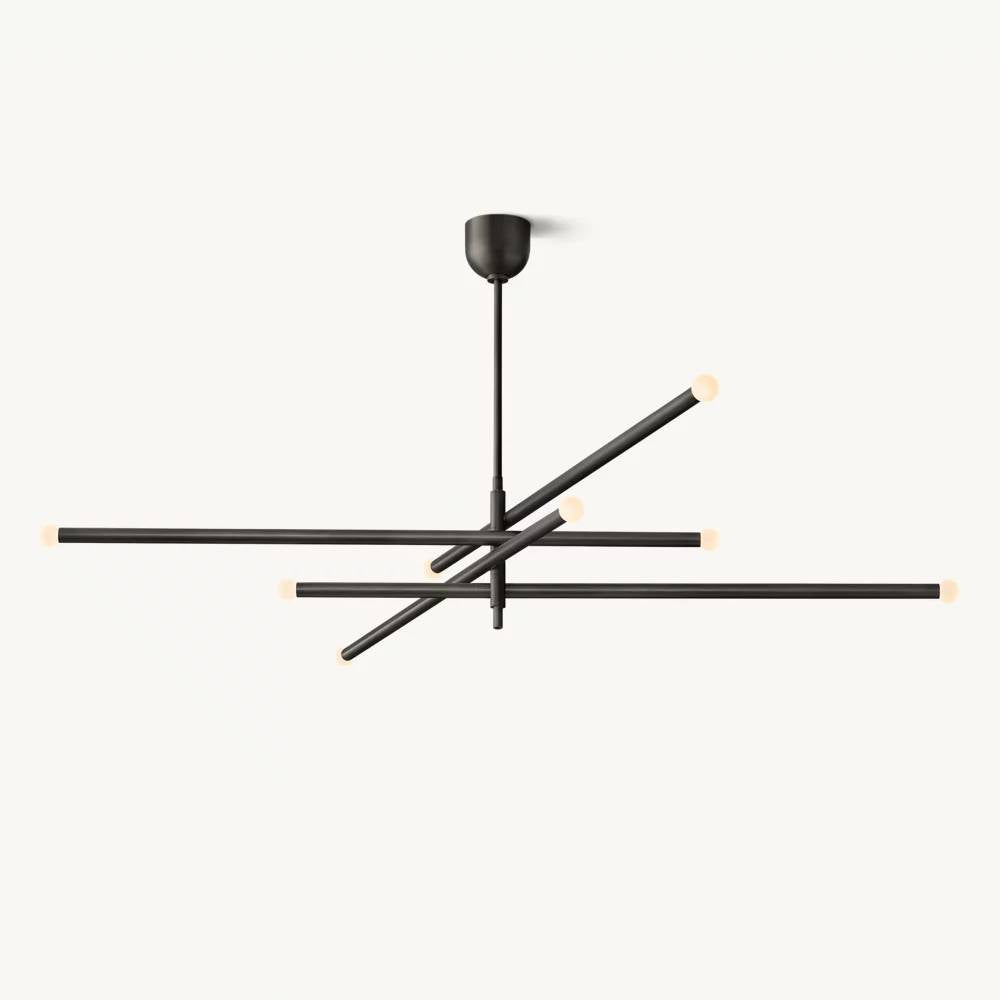Rousselin Mobile Orb Chandelier 53"