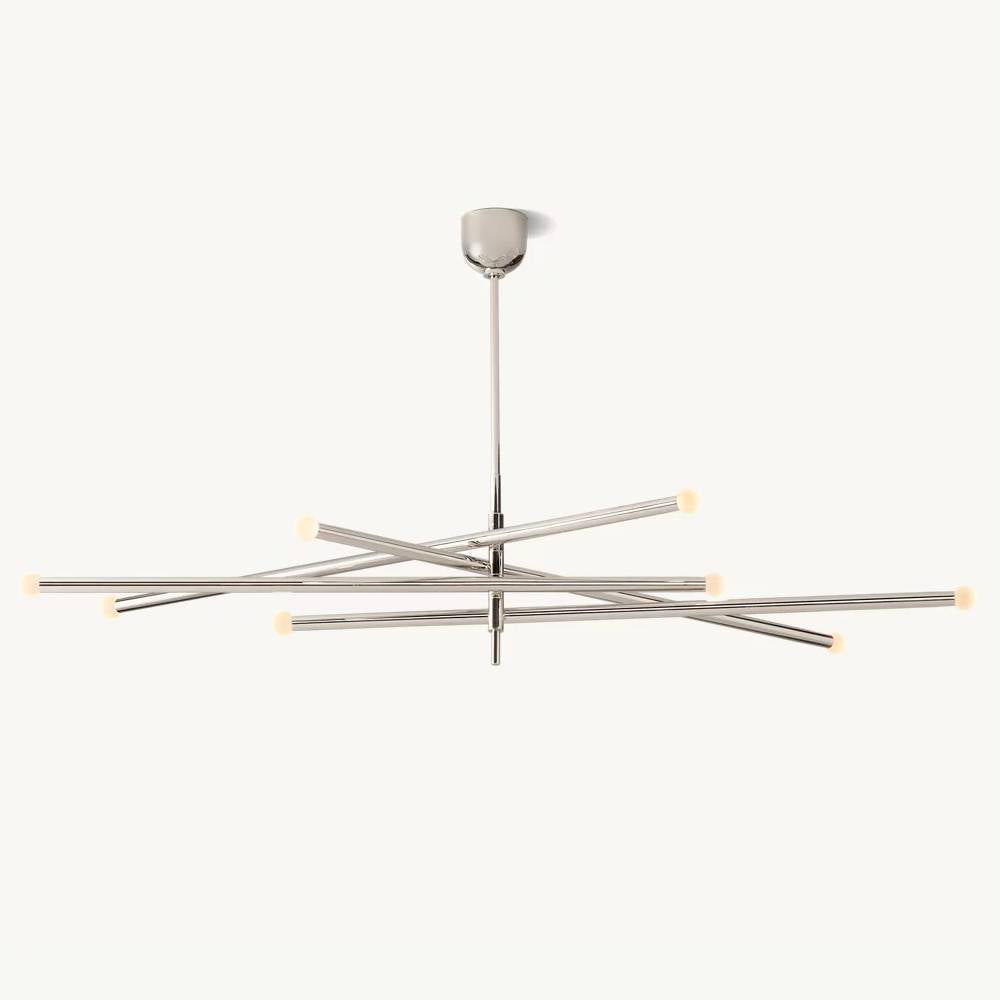 Rousselin Mobile Orb Chandelier 53"