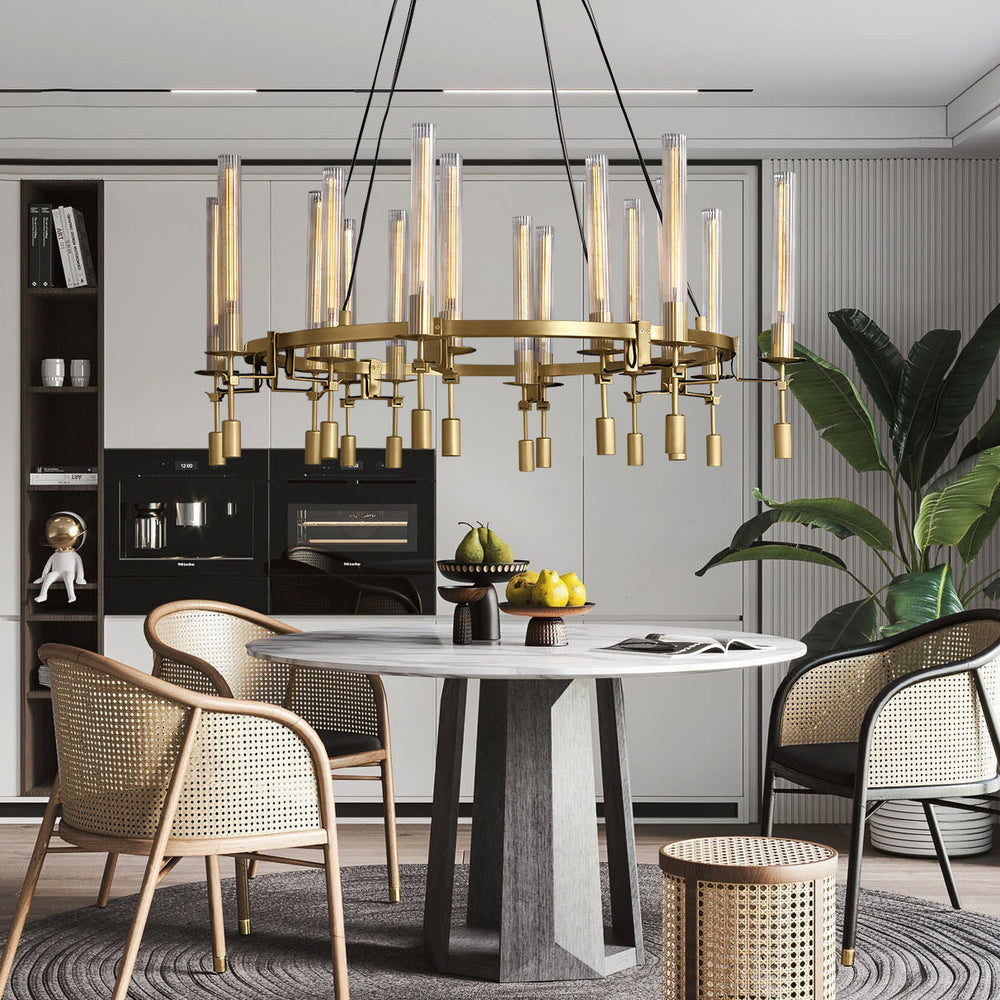 Fonsaire Round Chandelier 46"