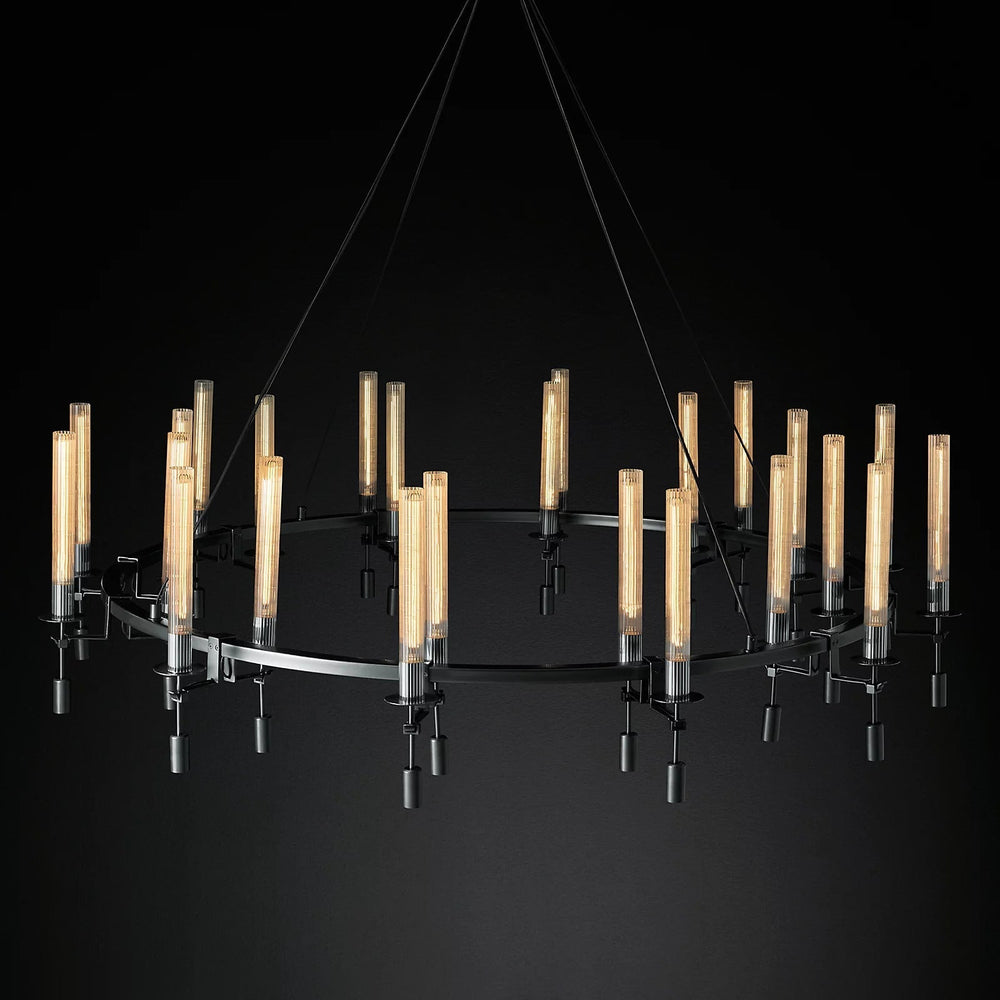Fonsaire Round Chandelier 70"
