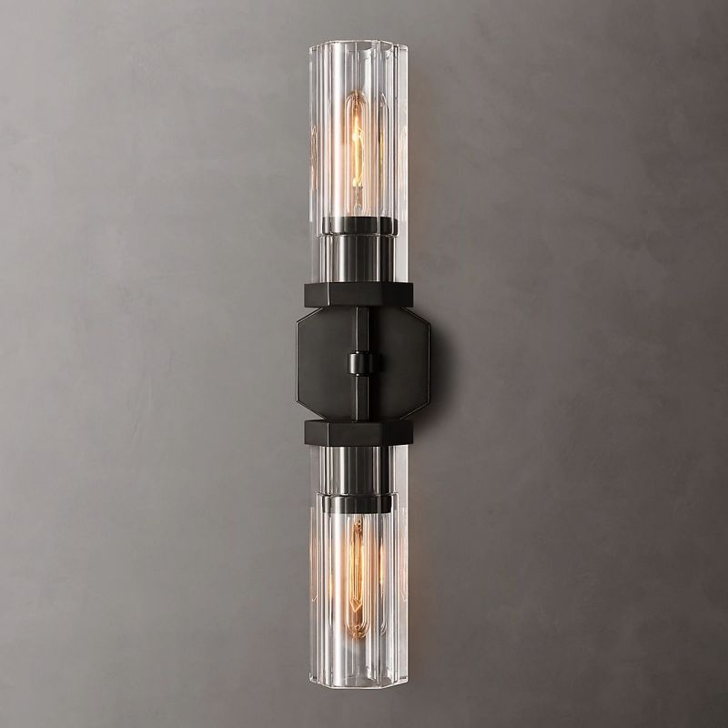 Lamport Hexagonal Double Wall Sconce