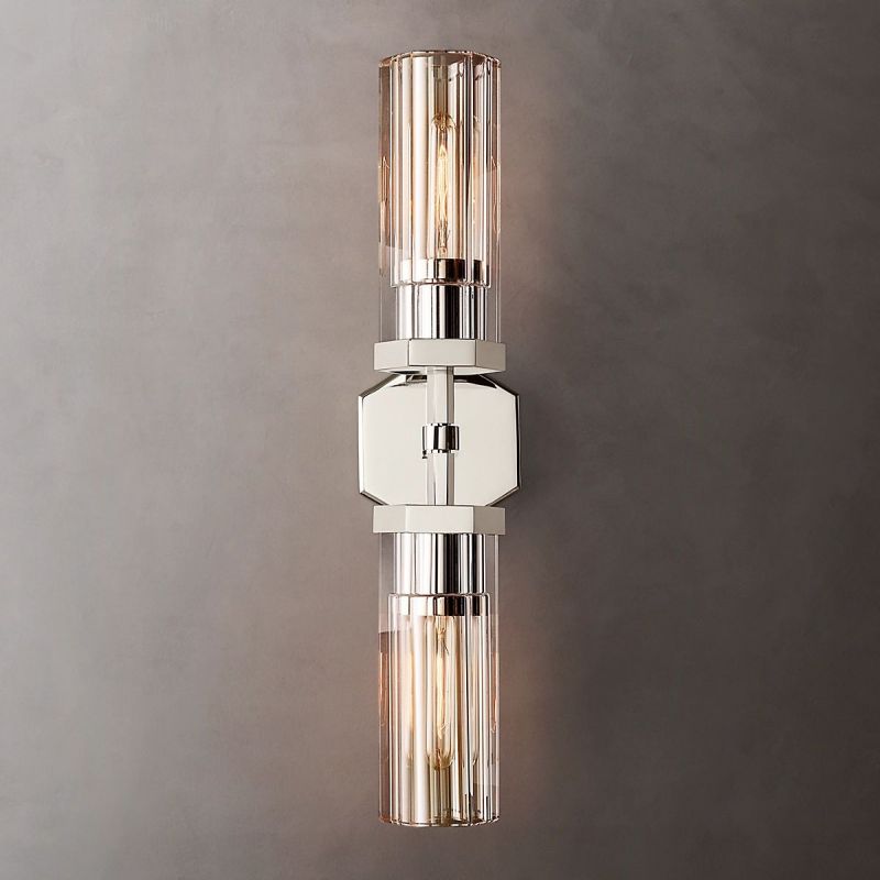 Lamport Hexagonal Double Wall Sconce