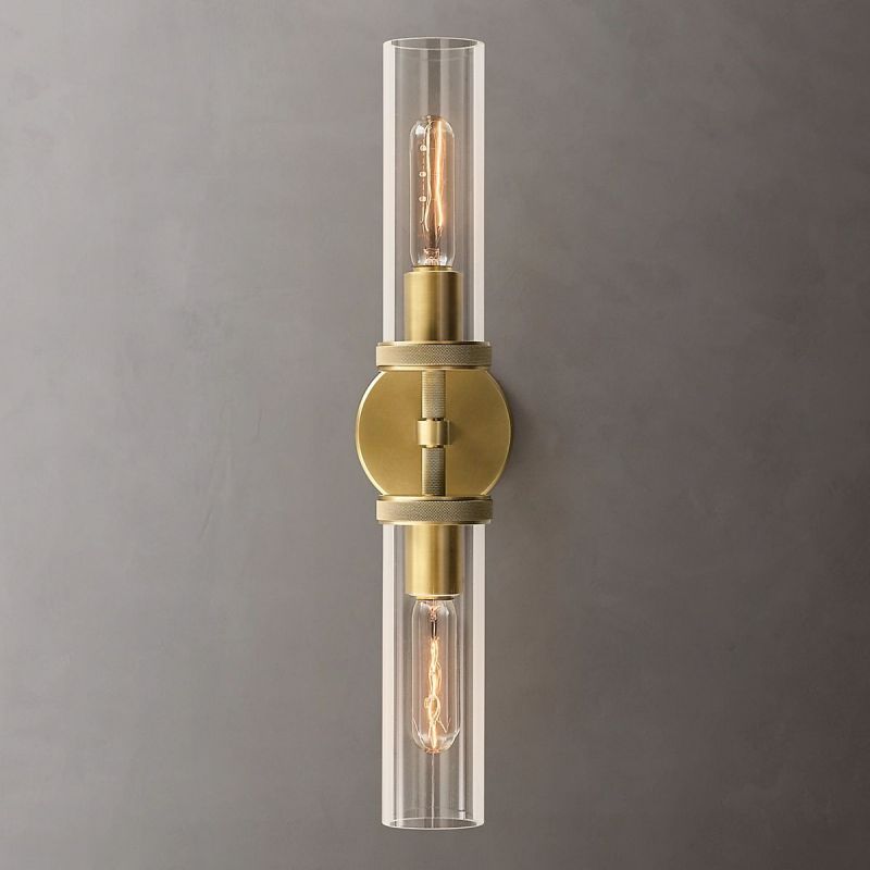 Lamport Cylindrical Double Wall Sconce
