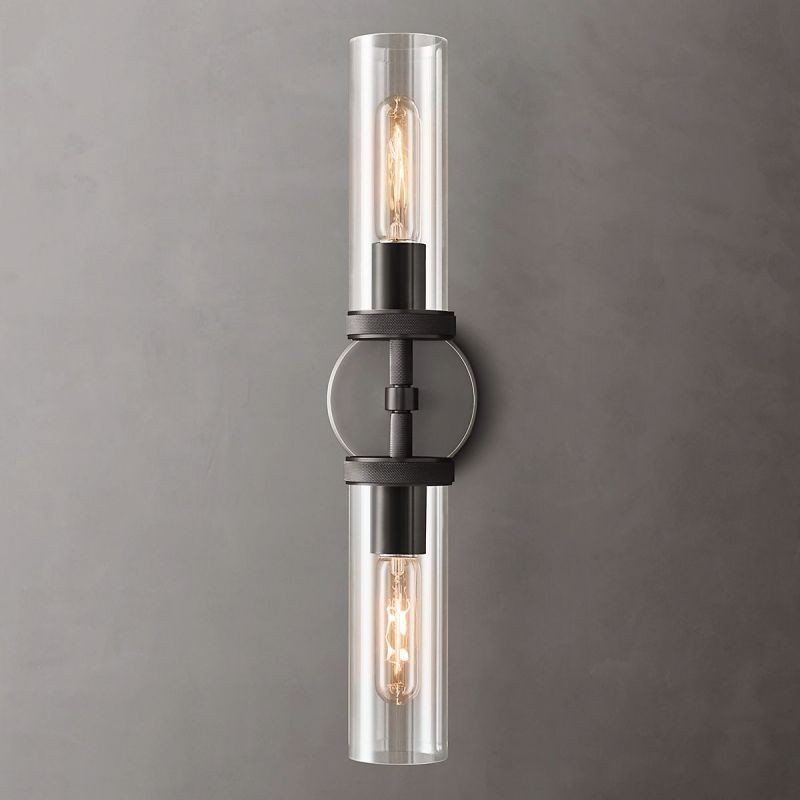 Lamport Cylindrical Double Wall Sconce