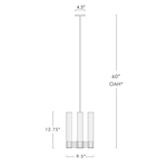 Vallon Glass Pendant Light