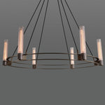 Vallon Glass Round Chandelier