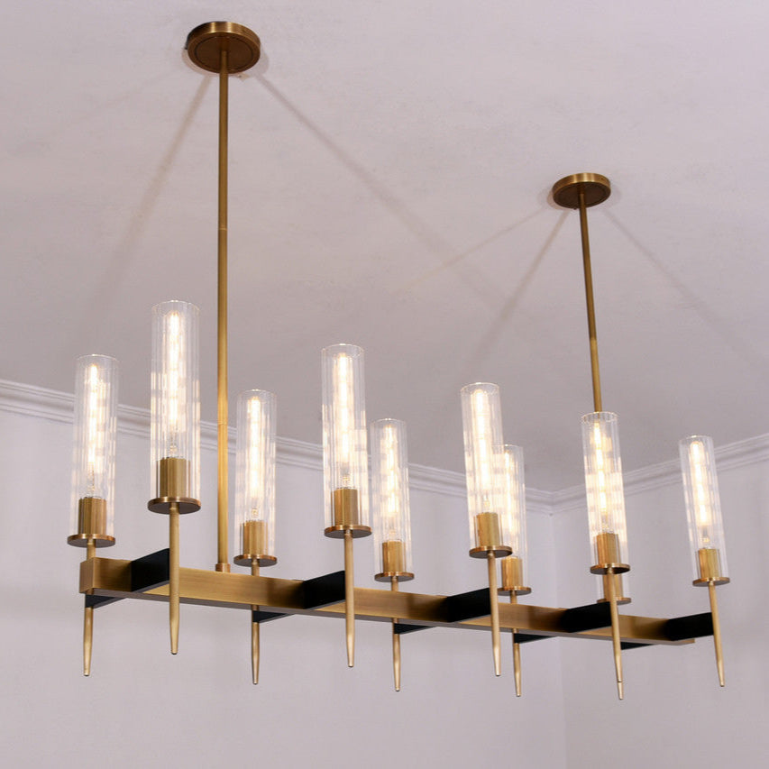 Vallon Linear Chandelier 47"